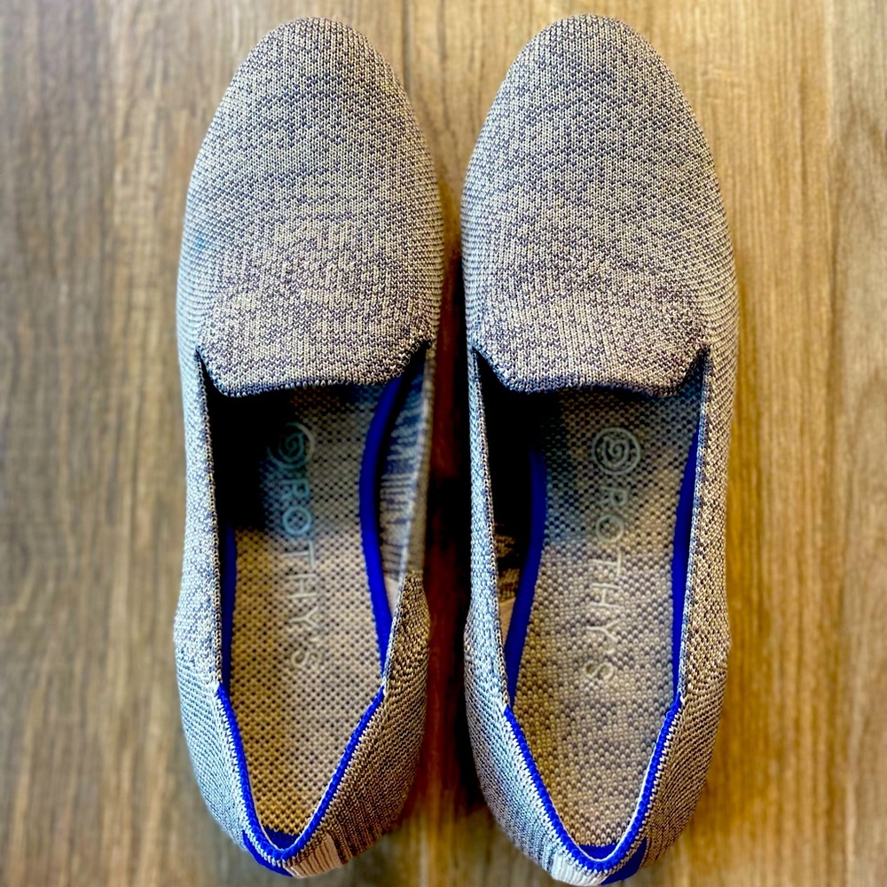 Rothys Heather Gray Loafers Size 8.5